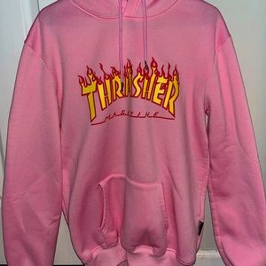 Thrasher Hoodie. Light Pink. Fits like a large.